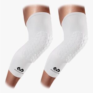 McDavid White Compression Knee Pads - size X-Large